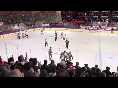 Justin Bergeron But (Amiens vs Grenoble) - Playoffs Ligue Magnus (Match 4) - 13/03/2024 (2-3)