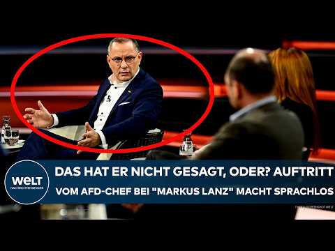 BEI "MARKUS LANZ": "Mir hat Putin nichts getan!", sagt Chrupalla – Kreml-Kritiker ist fassungslos