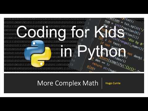 Python Basics More Complex Math Coding For Kids