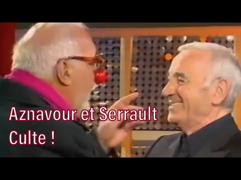 Hilarant ! Aznavour et Serrault chez Drucker