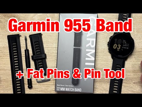 Garmin 955 Replacement Band Review - Good for All 22mm & Comes w Fat Pins & Removal Tool