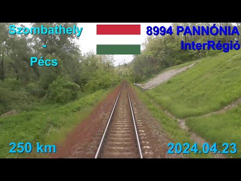 Route Szombathely-Zalaszentiván-Nagykanizsa-Gyékényes-Barcs-Pécs 8994 PANNÓNIA IR (Szombathely-Pécs)