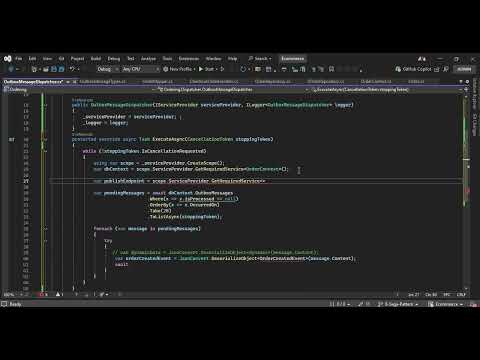 Creating OutBox Dispatcher Service