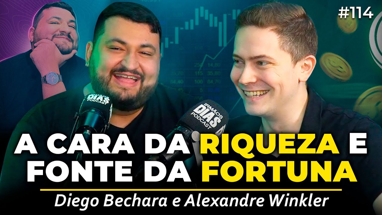 LIBERDADE FINANCEIRA com AÇÕES e FIIs (Diego Bechara e Alexandre Winkler) | Irmãos Dias Podcast 114