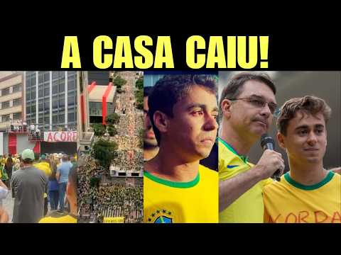 Nikolas and Flávio Bolsonaro removed from office and ineligible to run for office! Protest on Pau...