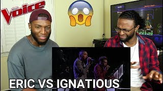 The Voice 2017 Battle - Eric Lyn vs. Ignatious Carmouche: “Unaware” (REACTION)
