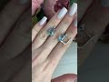 Серебряные серьги с топазом 8.094ct