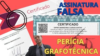 [ASSINATURA FALSIFICADA] Preciso de PERÍCIA GRAFOTÉCNICA