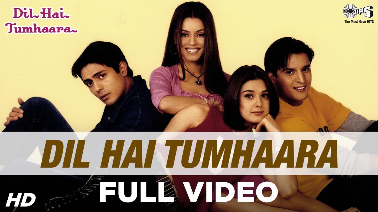 Dil Hai Tumhara (Title) Lyrics  | Dil Hai Tumhaara | Rekha, Preity Zinta | Alka Yagnik, Kumar Sanu | Nadeem Saifi, Shravan Rathod