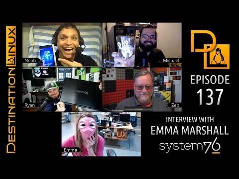 Emma Marshall of System76, Microsoft exFAT, Pinebook Pro, Proton Gamepads - Destination Linux 137
