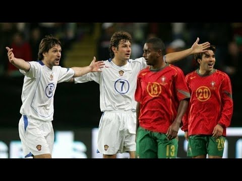 Portugal - Russia (7-1) October 13, 2004, Lisbon / Goals & Highlights