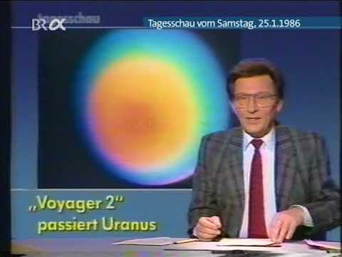 ARD Tagesschau vom 25.01.1986 - Voyager 2 trifft Uranus