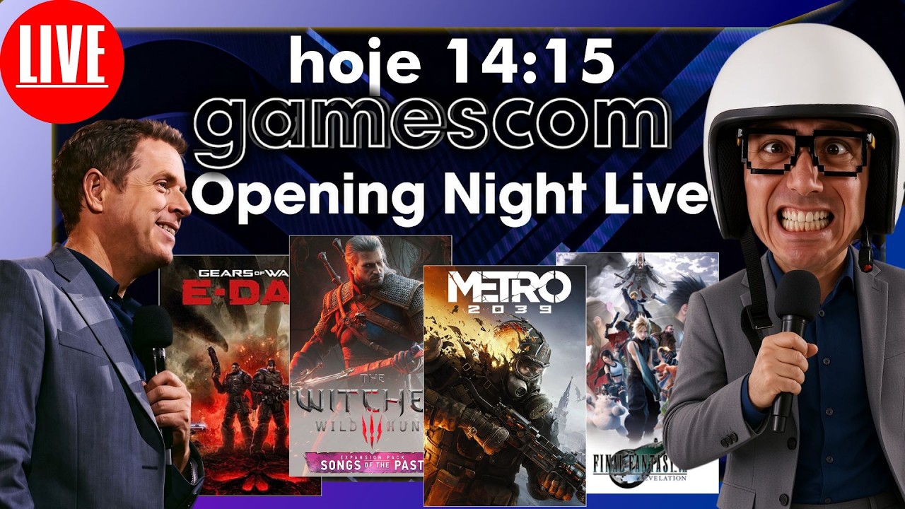 🎮🚨 AO VIVO -  14:15 - gamescom Opening Night Live 2026 ONL Official Livestream #gamescom