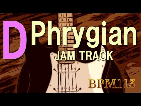 D Phrygian Mode Scale - Groove Jam Backing Track