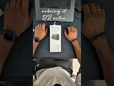 DJI Osmo Action 6 Unboxing 🔥 First Look &amp; Features Explained! #shorts #unboxing #djiaction6  #camera