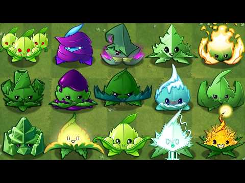 All MINT Plants *4 Vs All Zombies - Who Will WIn? - Pvz 2 Plant vs Plant