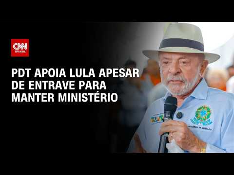 PDT apoia Lula, mas vê dificuldade em ter ministério em eventual novo governo | BASTIDORES CNN