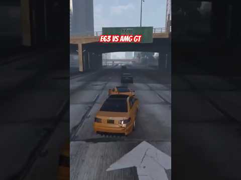 E63 Chasing Down AMG GT Cuttin Up In Traffic @Thbosu - GTA V No Hesi