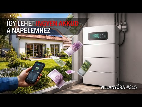 Villanyóra #315 - Így lehet ingyen akkud a napelemhez