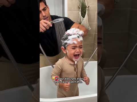 My new favorite baby item! Kid lays back happily getting hair cleaned, no fuss