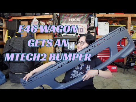E46 WAGON GETS AN MTECH2 BUMPER