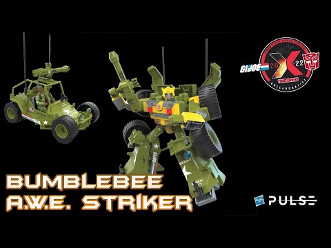 Transformers Collaborative: G.I. Joe Mash-Up, Bumblebee A.W.E. Striker & Lonzo “Stalker” Wilkinson