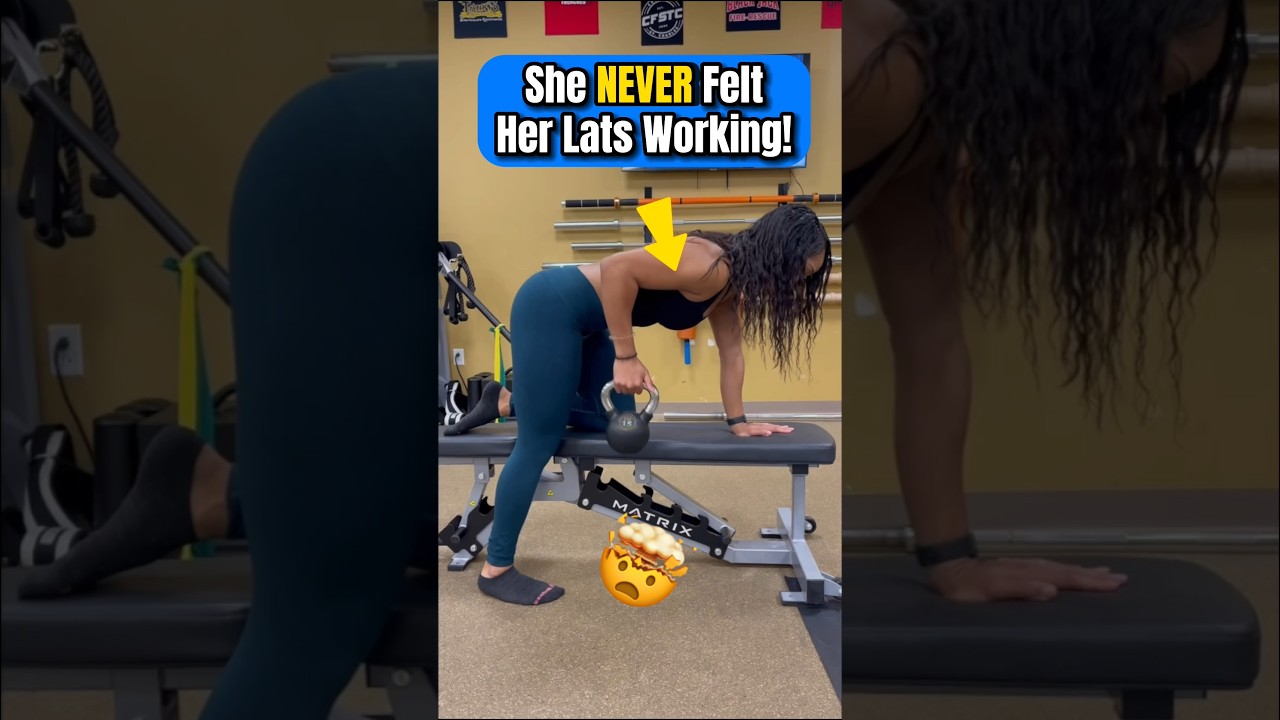 She NEVER Felt Her Lats Working!