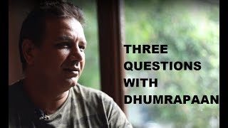 Three Questions With Dhumrapaan | Indian Theater | Behind The Scenes video