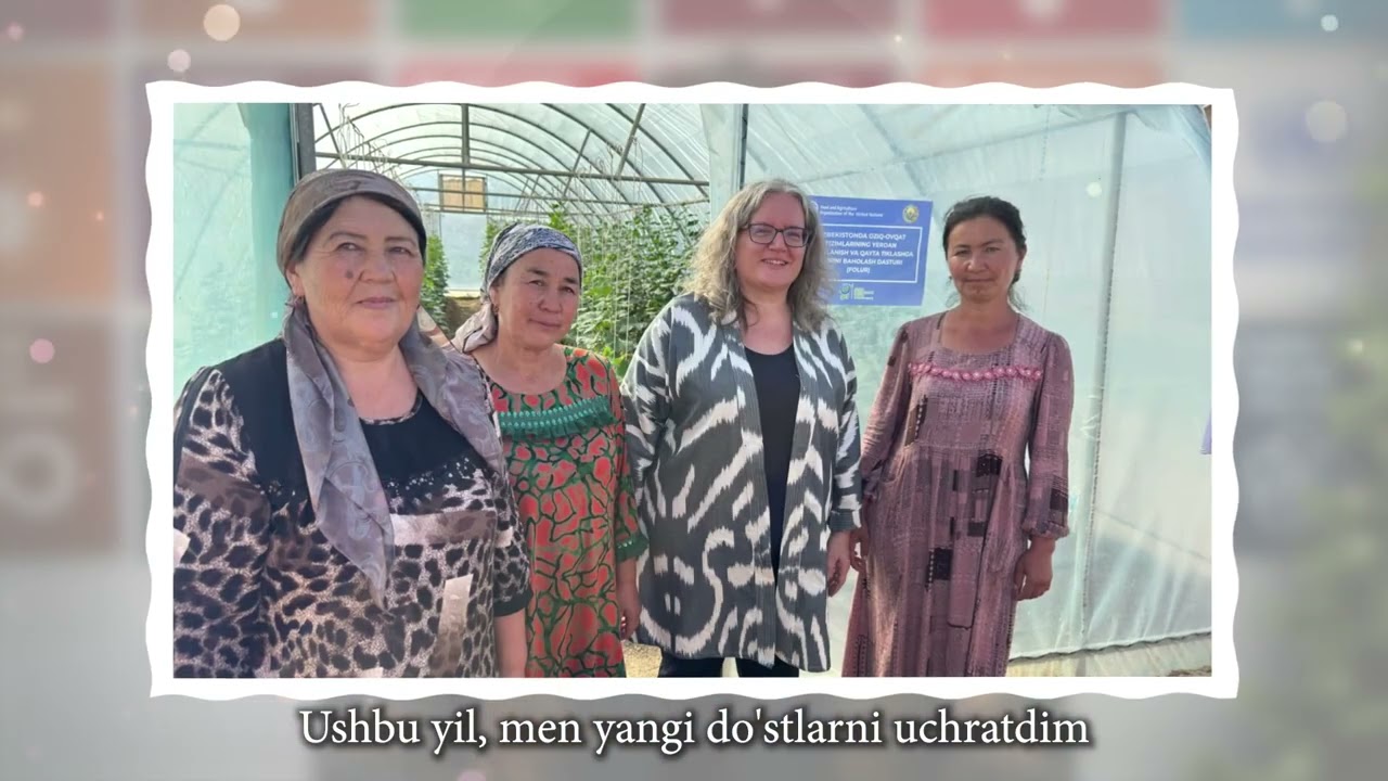 New Year Message of Sabine Machl, UN Resident Coordinator in Uzbekistan.