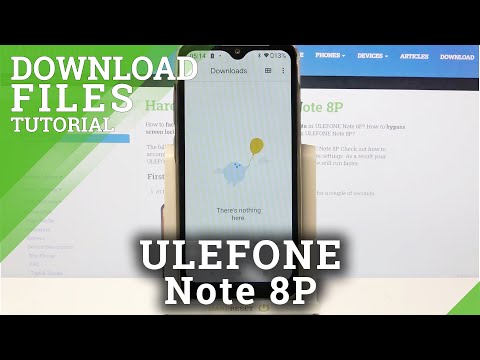 Find / Open Downloaded Files - ULEFONE Note 8P