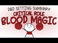 D D Blood Magic And How To Use Life Juices To Your Advantage