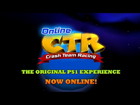 OnlineCTR - The PS1 Crash Team Racing Online Experience (Launch Trailer)