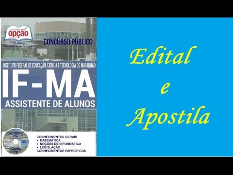 Apostila do Concurso do IF-MA para o Cargo de Assistente de Alunos