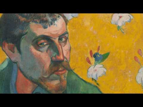 , title : 'Paul Gauguin, Self-Portrait with Portrait of Émile Bernard (Les misérables)'
