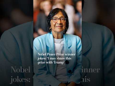Nobel Peace Prize winner jokes: ‘I may share this prize with Trump’