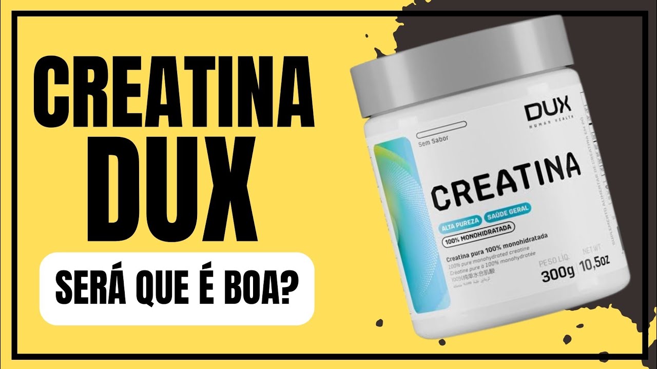 Miniatura da avaliação em vídeo de Creatina Dux Nutrition 300g Sem Sabor