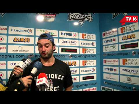 La Réaction d'un joueur d'Amiens après la Rencontre Gap - Amiens - Ligue Magnus - TV16