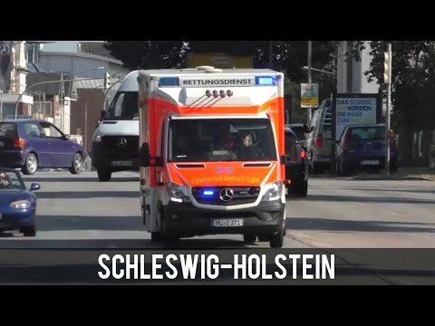 RTW Johanniter Lübeck mit Horn Wechsel