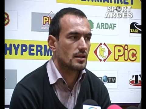 Ionut Badea inainte de partida cu FC Silvania