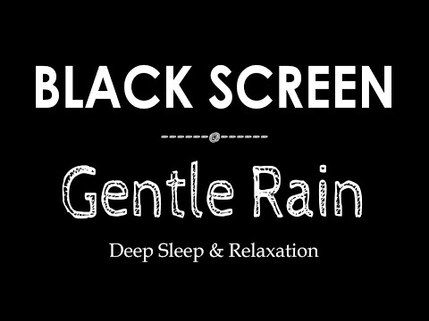 Endless Heavy Rainfall and Deep Thunder Sounds / Black Screen Sleep Soundly with Night Rain