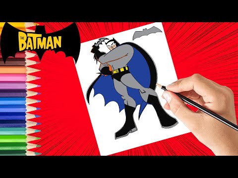 Coloring batman DC Comics|coloring pages|kids video