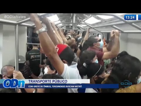 Com greve de ônibus, teresinenses buscam metrô 28 03 2022