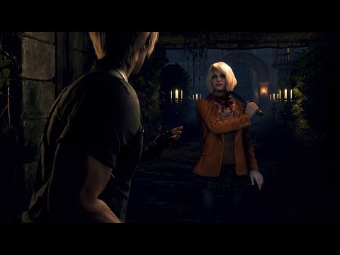 Resident Evil 4 Ashley Possession Scene - Leon Gets Separated From Ashley Chapter 7 Ending Cutscene