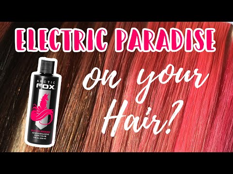 Arctic Fox Electric Paradise | Hair Dye Swatch Test!