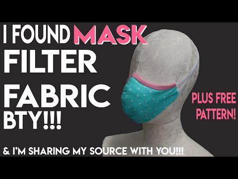 FILTI Where to Find Filter Fabric material for face masks N95 shortage EASY Sew DIY MERV fit test