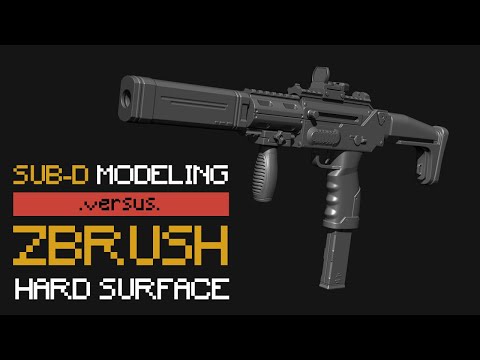 SubD Modeling vs. ZBrush Hard Surface Modeling | PART 1