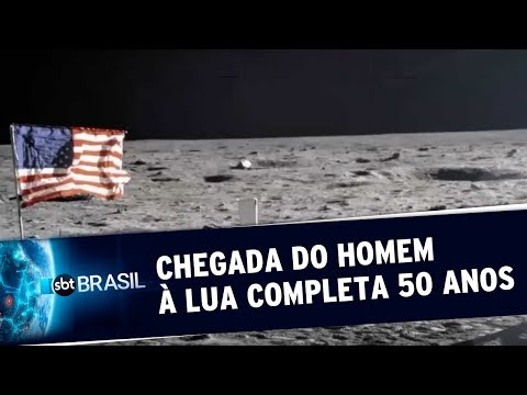 Chegada do Homem à Lua completa 50 anos | SBT Brasil (20/07/19)