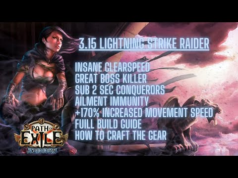 3.15 Lightning Strike Raider. A very well rounded build. Solid clear speed, GIGA boss damage, zoomy!