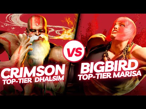 SF6 ▰ Mr Crimson (Dhalsim) vs Bigbird (Marisa) ▰ Street Fighter 6 Top Tier Gameplay