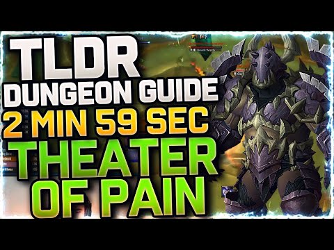 🟢TLDR: 2min Theater of Pain MYTHIC Dungeon Guide | SHADOWLANDS